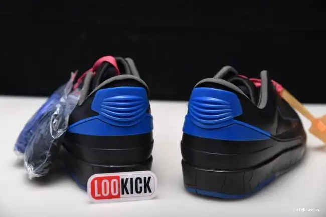 Cheap 2 Low Retro DJ4375-004 Blue Jordan Black Off-White SP 0530